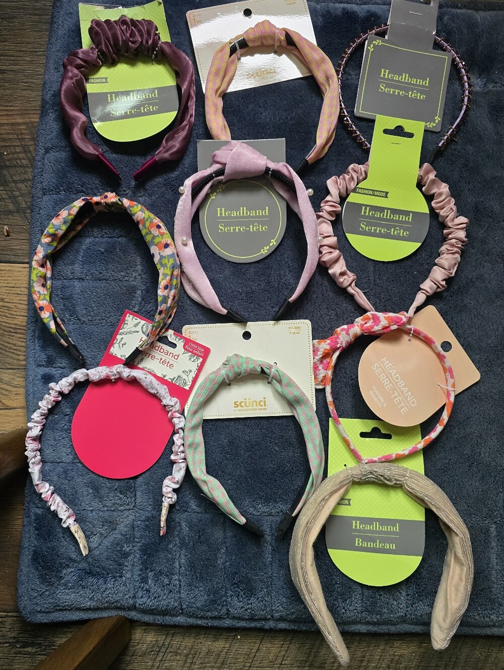 scunci Girls Mixed Pink & Floral Headband Collection